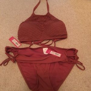 Xhilaration bathing suit 2pc XL copper